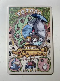 My Neighbor Totoro Hayao Miyazaki ACG Goddess Anime Doujin Waifu Art Tarot Card - Image 1