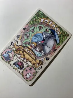 My Neighbor Totoro Hayao Miyazaki ACG Goddess Anime Doujin Waifu Art Tarot Card - Image 3