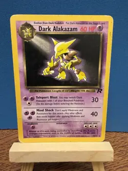 Pokemon TCG Dark Alakazam Card 18/82 Non-Holo Vintage WOTC Team Rocket - Image 1