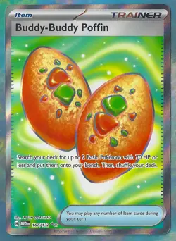 Pokemon Mega Evolution - Full Art Trainer Card # 167/132 Buddy-Buddy Puffin - Image 1