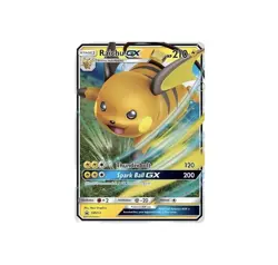 Pokemon TCG Raichu GX Holo Promo Card Sun & Moon SM213 - Image 1