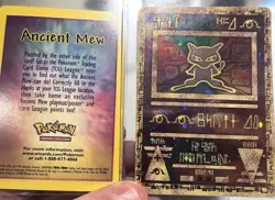 Pokemon Ancient Mew Promo Card with Info card - Image 1