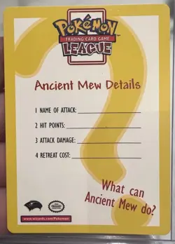 Pokemon Ancient Mew Promo Card with Info card - Image 5