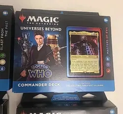 Magic The Gathering Doctor Who Set of All 4 Commander Decks Complete - Image 3