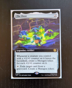 THE OOZE Rare Extended Art TMNT Near Mint MTG - Image 1