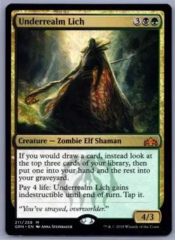 Underrealm Lich M Guilds of Ravnica 211 LP - MTG - Image 1