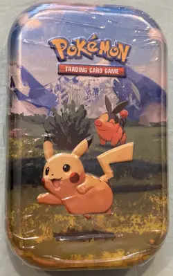 POKEMON TCG MEGA EVOLUTION ASCENDED HEROES PIKACHU MINI TIN with 2 Booster Packs - Image 1