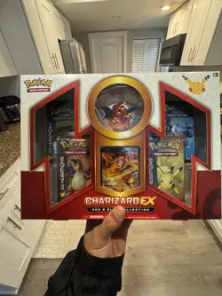 Pokemon Charizard EX Red & Blue Collection Promo Collectors Edition Box English - Image 1