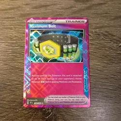 Maximum Belt 154/162 - Pokemon Temporal Forces Ace Spec Rare Card NM - Image 1