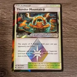 Pokemon NM Thunder Mountain Prism Star 191/214 - Near Mint Trainer Lost Thunder - Image 1