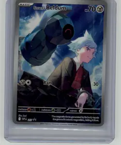 Steven’s Beldum SVP 207 Black Star Promo Illustration Rare NM Pokemon Card - Image 1