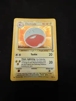 Pokemon TCG-Electrode 2/64 Holo Rare Unlimited Edition Jungle Set LP - Image 1