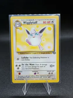 Pokemon TCG Jungle Wigglytuff #32/64 Unlimited Rare Vintage 1999 LP Condition - Image 1