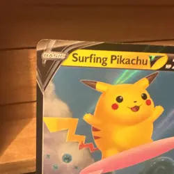Pokemon Surfing Pikachu V Ultra Rare Full Art Holo 008/025 Celebrations TCG - Image 2