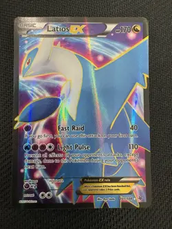 Pokemon Latios EX Full Art Ultra Rare Holo Roaring Skies 101/108 HP170 Basic - Image 1