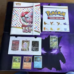 🔥New Pokemon TCG 151 Binder Collection & Promos Lot 🔥3 Sealed Promo & More 🔥 - Image 1