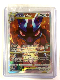 Pokemon TCG Lucario VSTAR SWSH291 SEALED Holo Black Star Promo Crown Zenith - Image 1