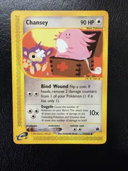 Pokemon TCG Expedition Chansey Non-holo (72/165) NM - Image 1