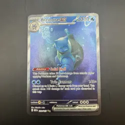 Pokemon Scarlet & Violet 151 Blastoise ex 200/165 Special Illustration Rare NM - Image 1