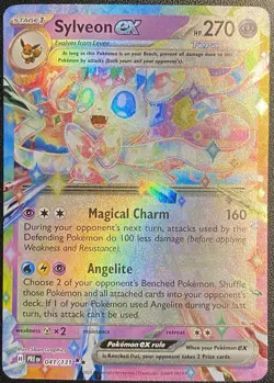 Sylveon ex 041/131 Pokemon TCG S&V Prismatic Evolutions Double Rare NM - Image 2