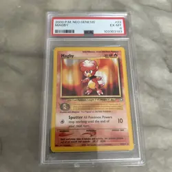 2000 Pokemon Neo Genesis Magby 23/111 PSA 6 - Image 1