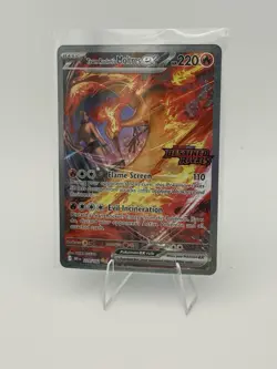 Pokemon TCG Team Rocket's Moltres EX 229/182 Destined Rivals Double Rare Holo 2… - Image 1