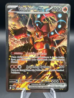 Pokemon VOLCANION EX 182/159 SIR Journey Together SPECIAL ILLUSTRATION RARE - Image 1