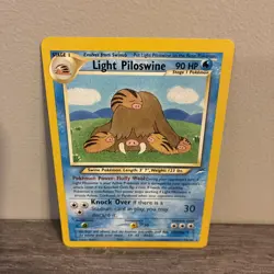 Light Piloswine 26/105 Neo Destiny (2002) Rare Vintage WOTC Pokemon TCG NM - Image 1