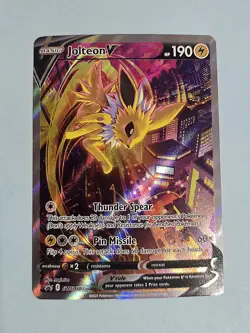 2021 Jolteon V SWSH183 - Holo - Black Star Promo - NM/MINT Pokemon TCG - Image 1