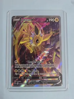 2021 Jolteon V SWSH183 - Holo - Black Star Promo - NM/MINT Pokemon TCG - Image 2