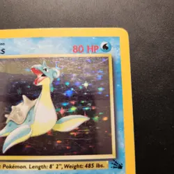 1999 Lapras 10/62 - Fossil Holo Rare - Pokemon TCG - MP - Image 2