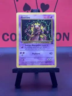 Mewtwo 14 Black Star Promo Regular 1999 WOTC Pokemon TCG HP - Image 2