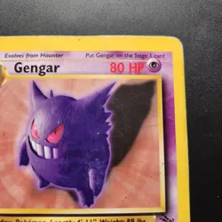 1999 Gengar 20/62 - Fossil 1st Edition Non-Holo Rare - Pokemon TCG - HP/DMG - Image 2