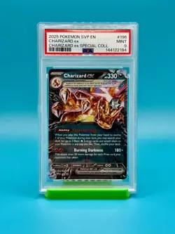 PSA 9 - 2025 POKEMON SVP EN CHARIZARD ex PROMO 196 - Image 1