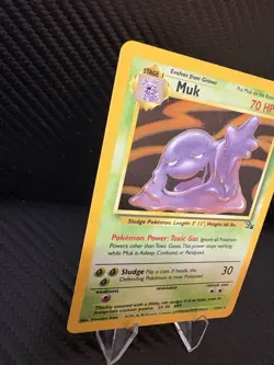 Pokemon Muk Holo 13/62 Base Set WOTC 1999 – MP + Vintage Holographic - Image 4