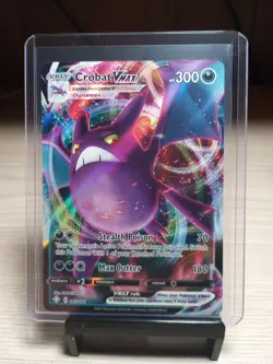 Crobat VMAX 45/72 Pokemon TCG 2021 Shining Fates Full Art Ultra Rare M/NM - Image 1