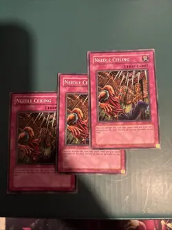 3x Yugioh - Needle Ceiling PGD-045 LP 1st Edition Common - Image 1