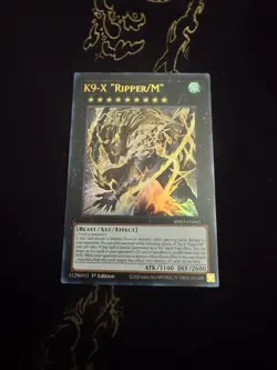 Yu-Gi-Oh! K9-X "Ripper/M" 1st Edition Ultra Rare NM BPRO-EN043 - Image 1