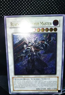 Yugioh Ultimate Rate Blackwing Armor Master NEAR MINT/VLP CRMS-EN041 - Image 2