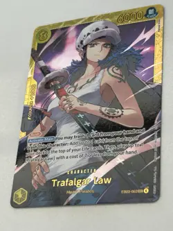 Bandai One Piece Trafalgar Law EB03-062 Heroines Edition Foil Rush 6000 Power - Image 2