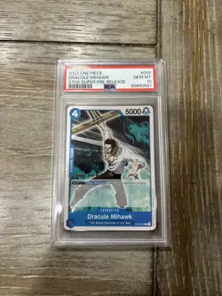 2022 one piece Dracula mihawk st03-super pre-release psa10 13 in whole world - Image 1