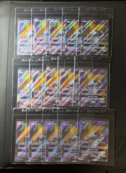 Pokemon Jirachi GX 79a/236 Sun & Moon Unified Minds Alt Art Promo LOT OF 15 - Image 1