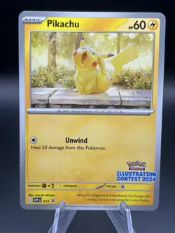 Pokemon Pikachu 214 ILLUSTRATION CONTEST PROMO 2024 - Image 1