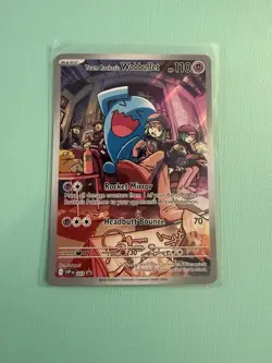 Pokemon TCG Team Rocket's Wobbuffet 203 Sv: Scarlet & Violet Promo Holo 110 HP - Image 1