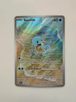 Squirtle IR Illustration Rare Scarlet & Violet 151 170/165 Pokemon TCG English - Image 1