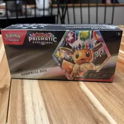 Pokemon Prismatic Evolutions Surprise Box! New, Sealed Pokemon TCG Eevee Box - Image 1