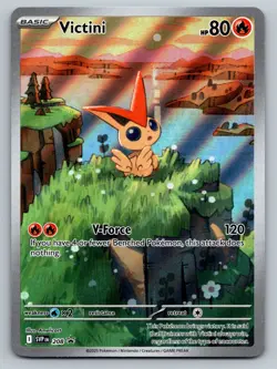 Pokemon 2025 SVP EN-SV Black Star Promo208 Victini Unova Illustration - Image 1