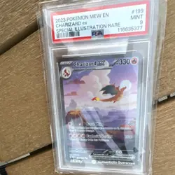 Pokemon Charizard ex Special Illustration Rare Holo SV151 #199/165 PSA 9 2023 - Image 3