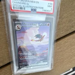 Pokemon Charizard ex Special Illustration Rare Holo SV151 #199/165 PSA 9 2023 - Image 5