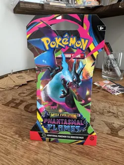 Pokemon TCG Mega Evolution Phantasmal Flames Booster Pack Charizard English - Image 1